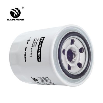 Yüksek sıcaklığa dayanıklı Büyük Kapasiteli Ekskavatör Yağ Filtresi YM119660-35150 8-94411084-0 103mm Yükseklik Motor Koruması