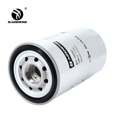 Yüksek sıcaklığa dayanıklı Büyük Kapasiteli Ekskavatör Yağ Filtresi LF16226 C-1316 KOBESTEEL 210mm Motor Koruması için