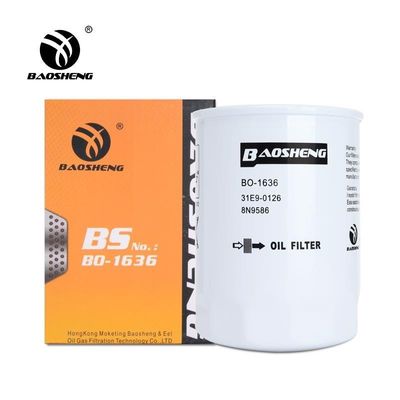 Yüksek Sıcaklığa Dayanıklı Büyük Kapasiteli Ekskavatör Yağ Filtresi 32701-37950 BT230 HYUNDAI 135mm Motor Koruması için