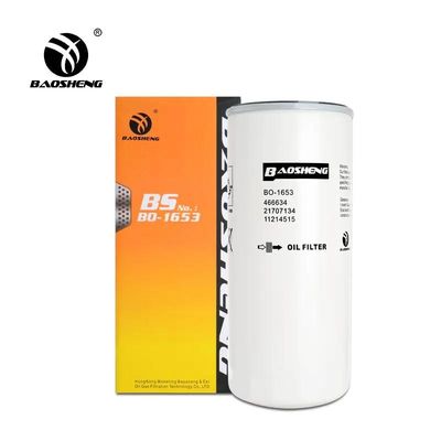 Yüksek sıcaklığa dayanıklı Büyük Kapasiteli Hidrolik Yağ Filtresi 21707133 466634 260mm Yükseklik Motor Koruması