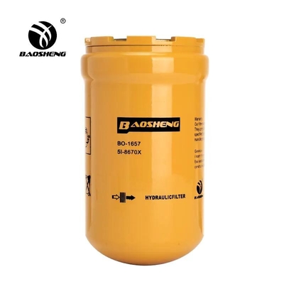 51-8670X Pilot Yağ Filtresi 155mm Yükseklik Metal Mesh Ekskavatör Yağ Filtresi