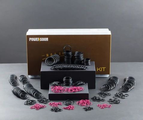 Ekskavatör Siyah Kauçuk O Sızdırmazlık Halkası 3.5mm 1.78mm 1.9mm Çap